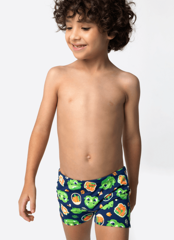 Sunga Boxer Menino Dragão Camping 2