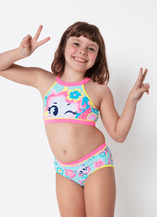 Biquíni Menina Unicórnio Aloha 4