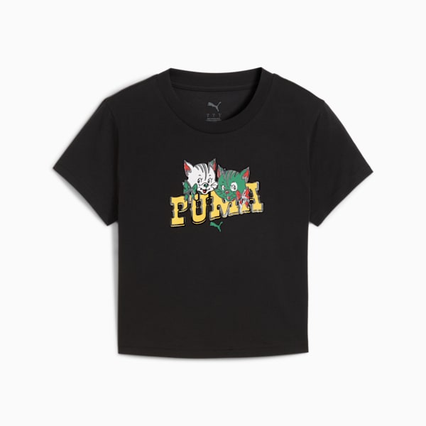 Camiseta Graphic Kitten Baby Feminina