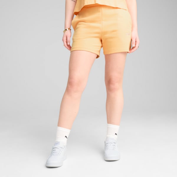 Shorts ESS Small No. 1 Logo 5'' High-Waist Feminino