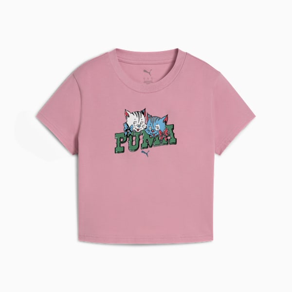 Camiseta Graphic Kitten Baby Feminina