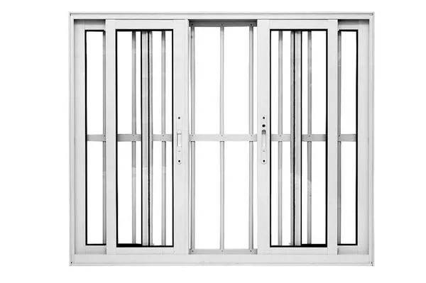 Janela de alumínio 04 folhas Branca Grade Maxx - 100x150