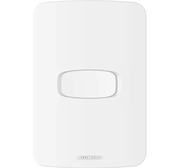 Interruptor Alumbra 4X2 Paralelo Com Placa 10A 85651 NBR 5410 Branco 250V