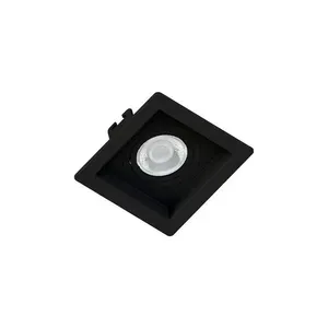 Spot De Embutir Recuado Save Energy Mr16 Gu10 Bivolt Preto
