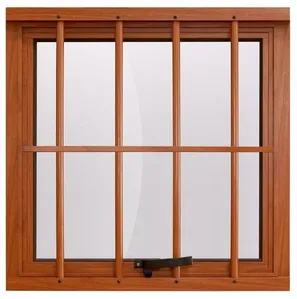 Janela Maxim ar alumínio Com Grade Maxx Madeiro - 60x80