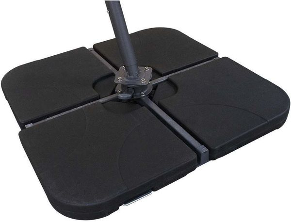 Base Para Ombrelone Rivatti Cruz Preto 60kg
