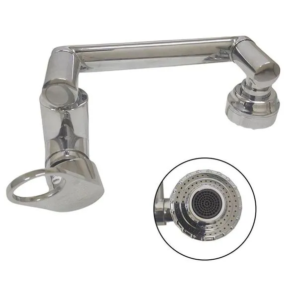 Torneira Cromada Monocomando Ajustavel Lavabo Quente Frio La