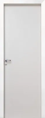 Porta de Madeira Acabada Branca GRANTOK 7985 85X214X15 Esquerda Regulável de 15 a 18cm MDF