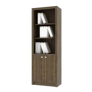 Armário Escritório com 2 Portas Multimóveis CR25020 Nogal