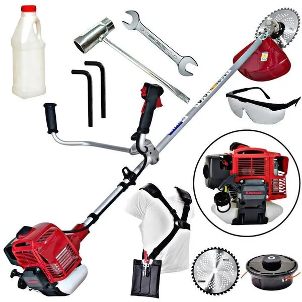 Roçadeira Lateral Nakashi L450-k 45,4cc 2t Com Acessórios