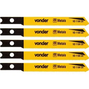 Lâmina de Serra Tico-Tico Encaixe tipo "M" com 5 peças VD 118A-M VONDER