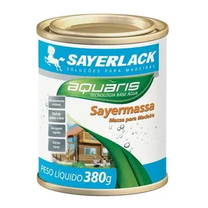 Massa Para Madeira Sayermassa Sayerlack Branco 380g