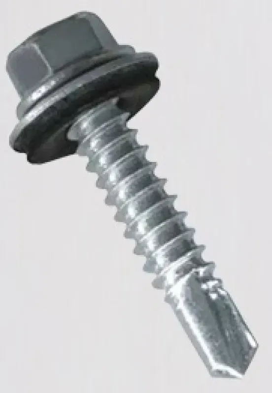 Parafuso com Vedação Telheiro Para Telha Auto Brocante Sextavado 6,3mm 3/4"