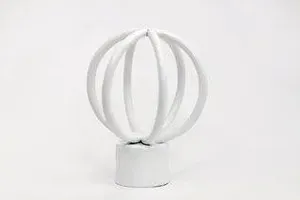 Ponteira Para Varão de Cortina Globo 28mm Branco DEVICTOR
