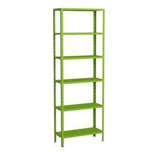 Estante Aço 6 Prateleiras Livros Cozinha Quarto Eaf013 Verde