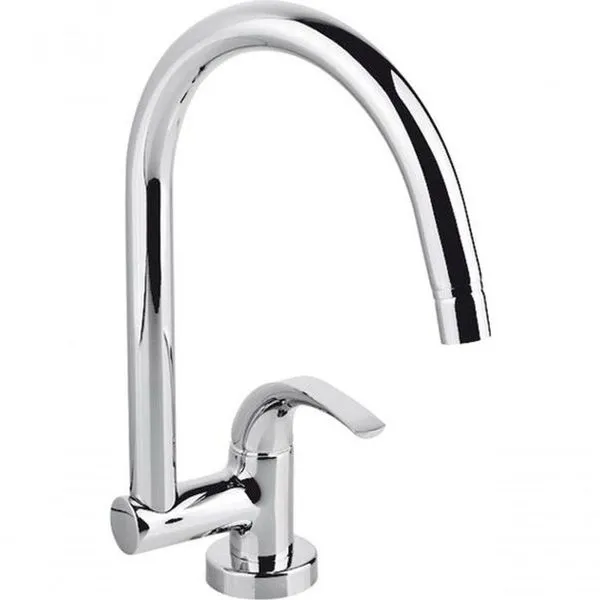 Torneira Pratika Plus De Cozinha Banca Cromado Dn15 1-2 1167-prp-cr Fabrimar