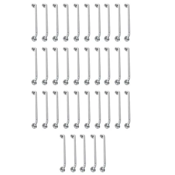 Alça De Apoio Barra Inox 80cm Segurança Kit 34 Unidades Acessibilidade Gestante