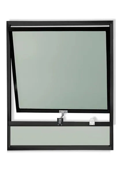 Janela Maxim ar de alumínio 01 seção classic preto - 60x60