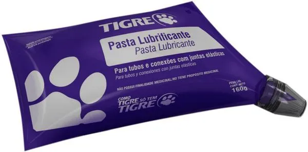 Pasta Lubrificante Para Tubos e Conexões com Juntas Elásticas Tigre 160g