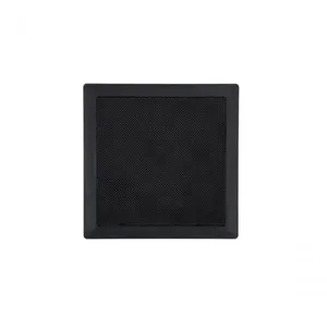 Arandela Fiamon Quadrada 6 Coaxial 50rms 8r - Preta