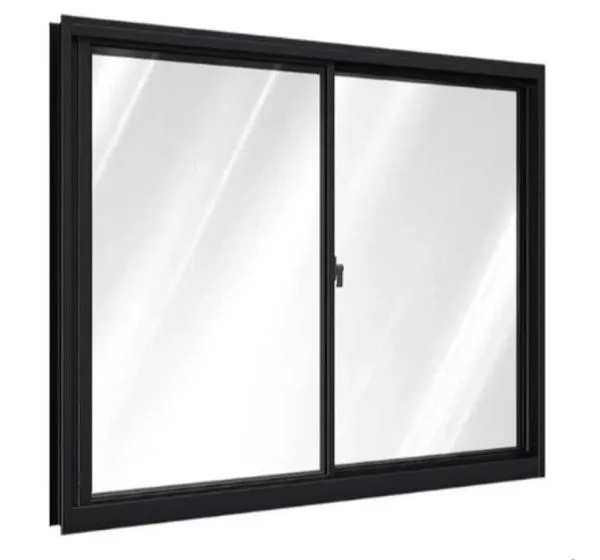 Janela de alumínio 02 folhas Branco Classic com Vidro Fume - 100x150