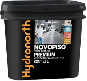 Tinta Para Piso Hydronorth Novopiso Preto 3,6L