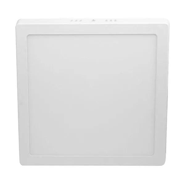 Painel De Led Quadrado Sobrepor 12w Bivolt Blumenau 3000k Luz Quente