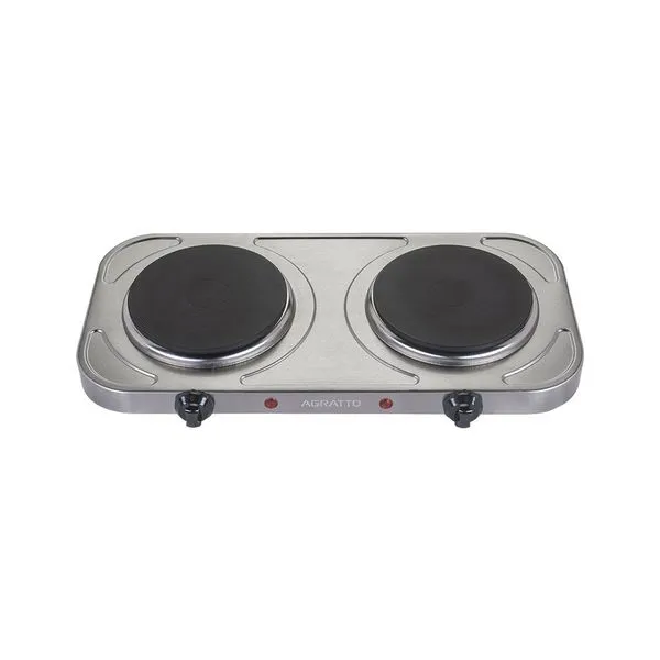 Fogão Elétrico Resistência de Mesa 2 Bocas Agratto 2000W 110V