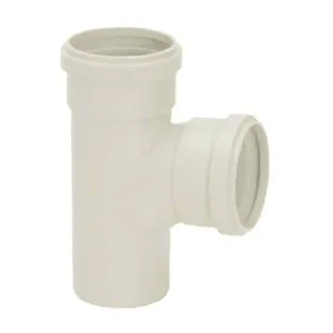 Tee Esgoto 50x50mm Branco Pvc - Amanco Nbr 5688 Sn-1500 Pa