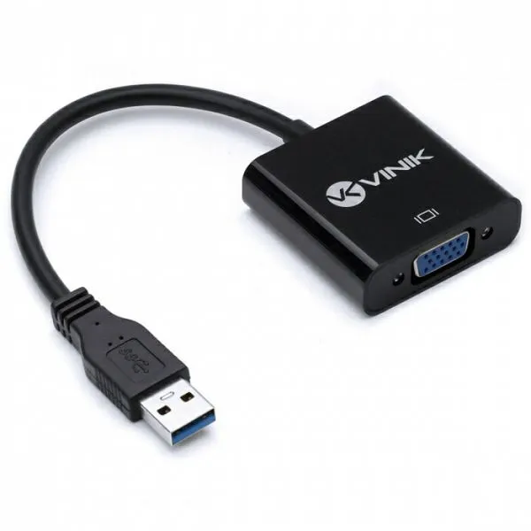 Adaptador VGA Femea para USB Macho - Vgafusbm