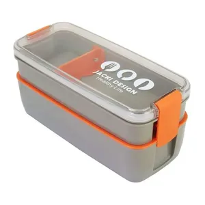 Pote Marmita De 2 Andares 750ml - Vibe Cinza - Cinza