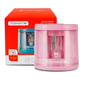 Apontador De Lápis Elétrico Prático E Rosa