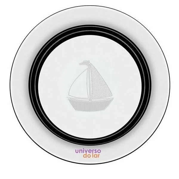 Prato Infantil Tramontina Le Petit Barquinho 23 Cm Aço Inox