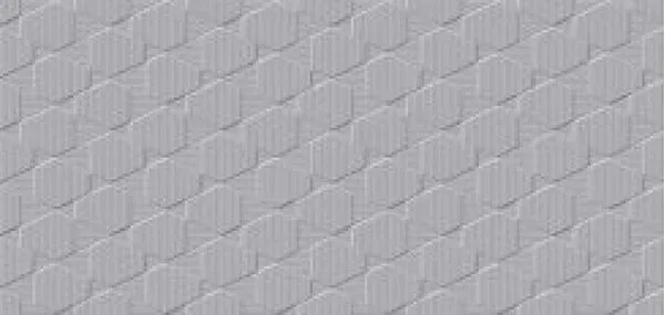Revestimento Para Parede Ceusa 43,2x91cm 2958 Canelado Cinza Brilhante Retificado Classe A