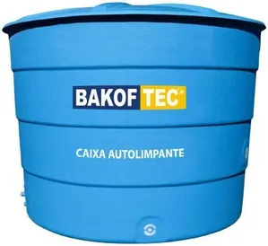 Caixa D'Água Fibra Bakof Auto Limpante com Tampa 1000L