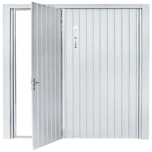 Portão de Aço Maxiaço 0684 280x220cm Galvanizado Direita com Porta