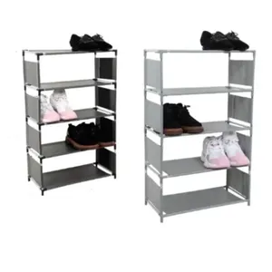 Sapateira 5 Prateleiras Estante Organizador Multiuso Tenis Brinquedos Roupas Porta Treca Lavanderia Quarto Sala