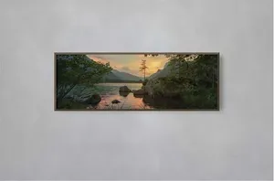 Quadro Decorativo Illuminato Paisagem Anoitecer nas Montanhas