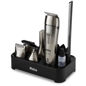 Aparador de Pelos Multigroom Philco 12 em 1 a prova d'água  Lâmina Aço PAP03 Bivolt