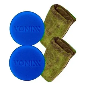 Aplicador Espuma Automotivo Vonixx + Kit Pano Premium