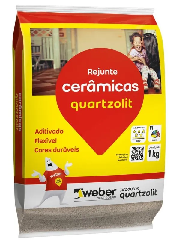 Rejunte Quartzolit Flexível Marron Tabaco 1Kg