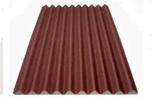 Telha Ecológica de Fibra Vegetal Onduline Clássica Fit Vermelha 3mm200x75cm