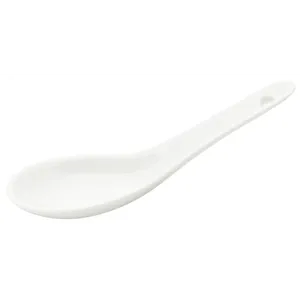 Jogo de Colheres para Finger Food Lyor, 6 Peças, Branco, Porcelana - 8309
