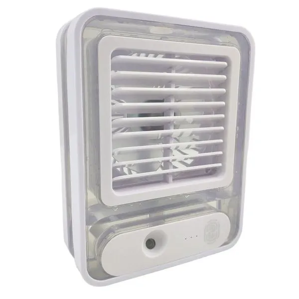 Ventilador Umidificador Touch 3 Velocidades Led Usb Verao Calor Cozinha