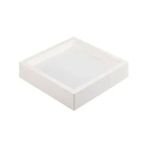 Painel De Led Nordecor Quadrado Kais De Sobrepor Recuado 24w Bivolt Branco 4000k Luz Neutra 4250