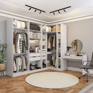 Conjunto Closet Kappesberg Adapt Branco 4 Peças 263cmx235cm