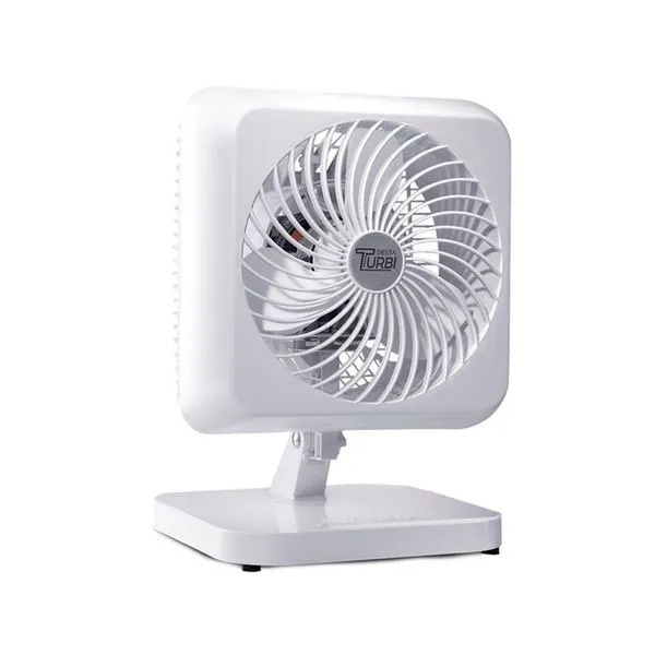 Ventilador De Mesa Venti-delta Turbi Max Preto 127v Ventilador De Mesa Venti-delta Turbi Max Branco 127v