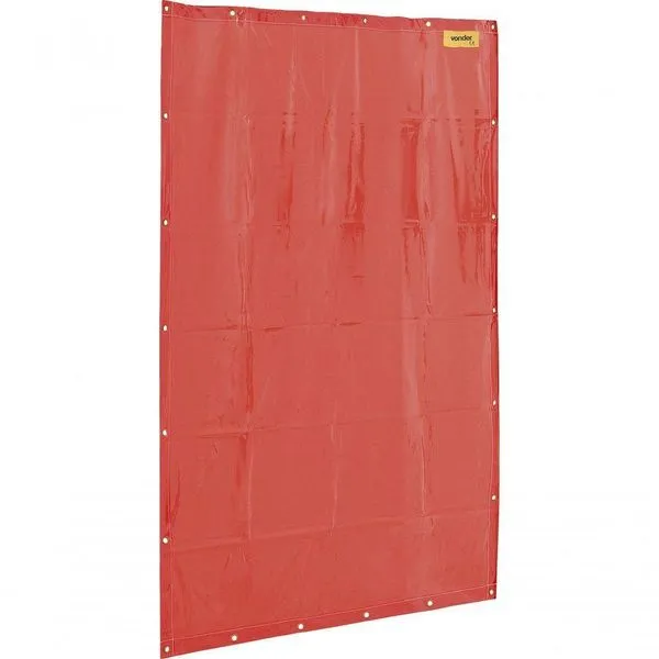 Cortina Para Solda 1,22x1,78 Laranja Sem Suporte - Vonder