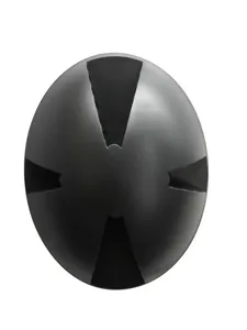 Arandela 4 Fachos Led Oval 3W 4000K Abs Ecoforce 18595 Preto Bivolt