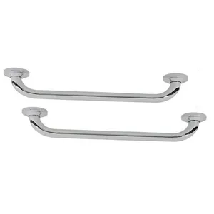 Barra Alça Apoio 30cm Inox Kit 2 Uni Anti Queda Idoso Gestante Pcd Cadiernate Suporte Evita Acidente